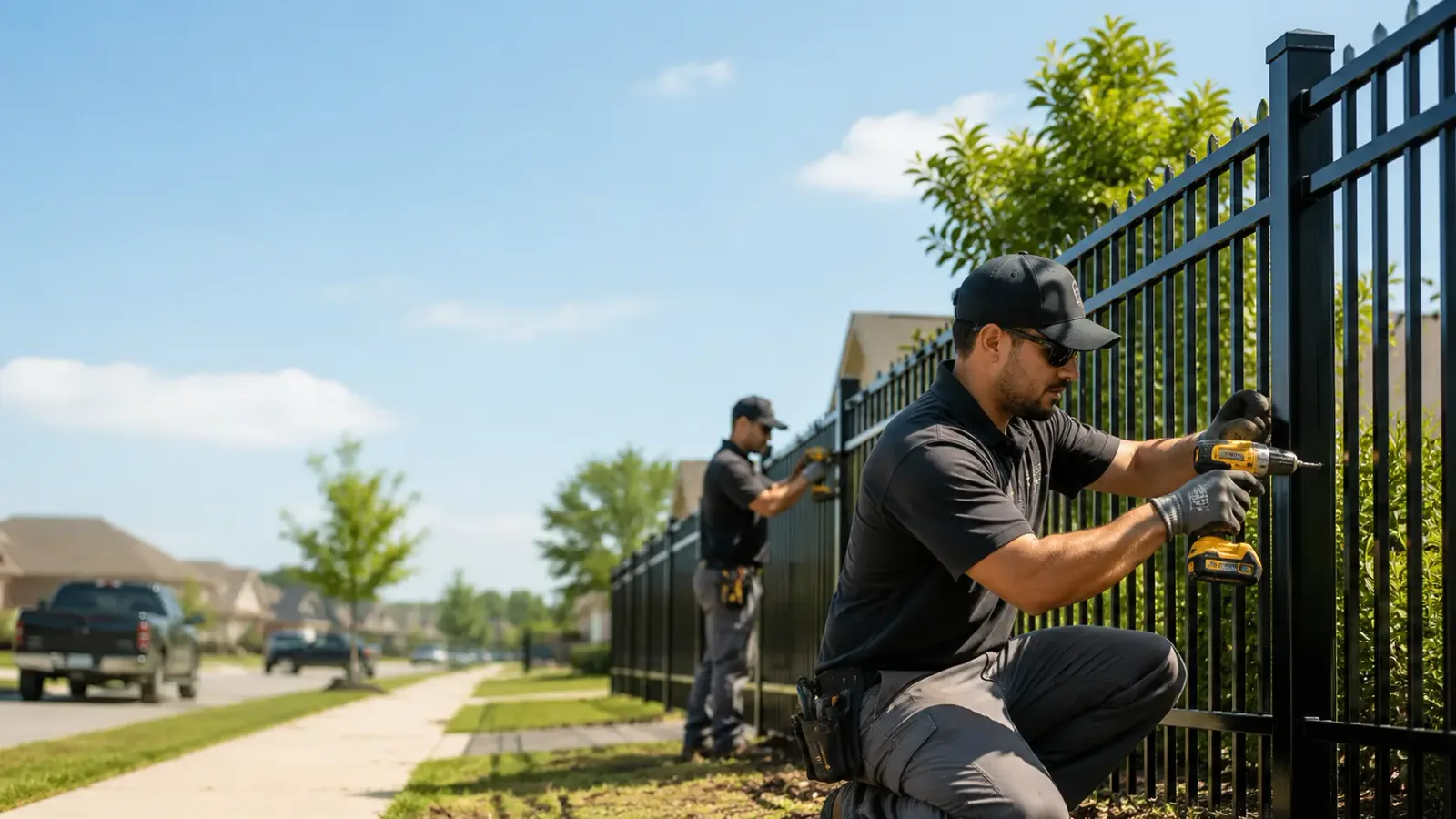 Metal Fence Installation in Columbia, MS